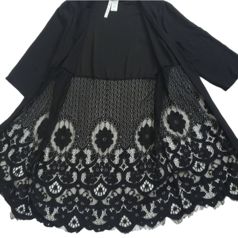 Black Lace Kimono - Picture 7 of 7